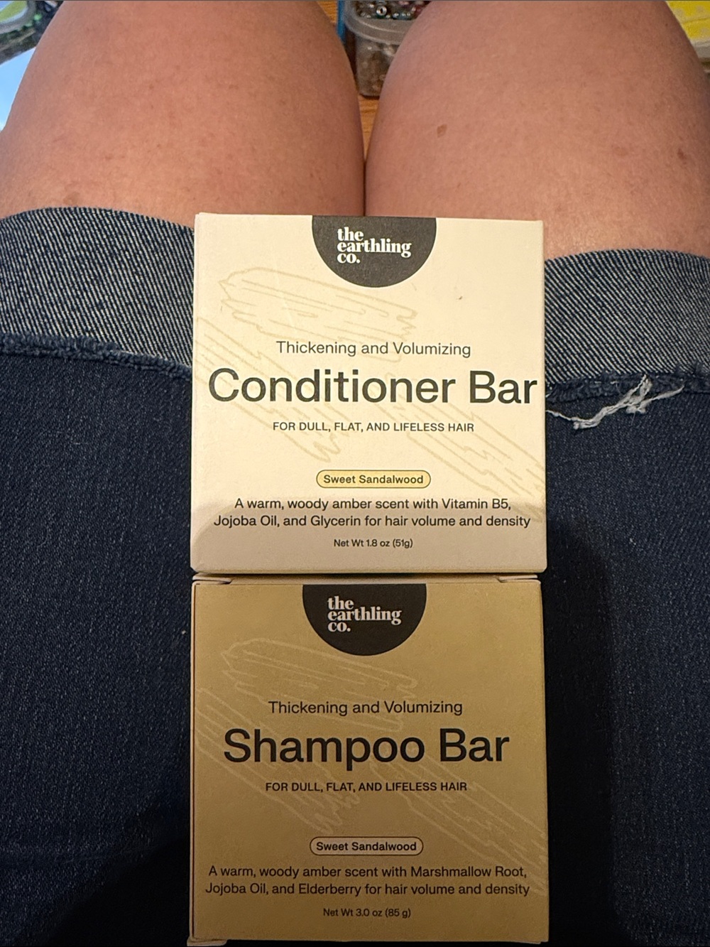 The Earthling Co. Thickening & Volumizing Shampoo Bar — Beige